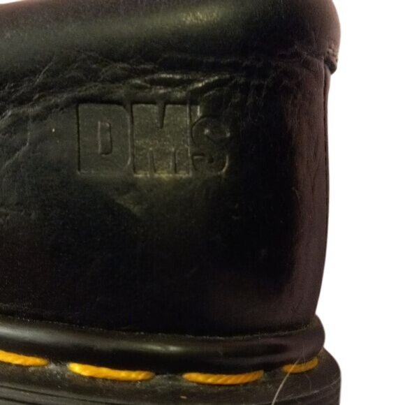 Dr. Martens Size UK 8 US 9 Black Leather Lace-Up Casual Shoes Mens Chunky Y2K - Picture 7 of 10